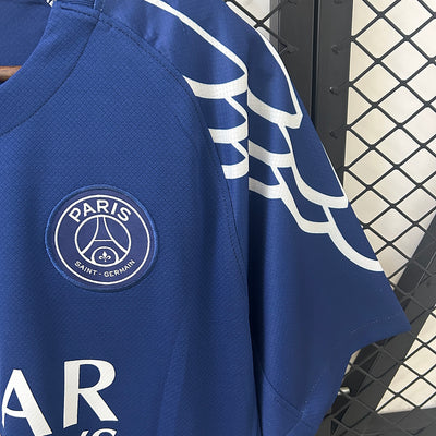 24-25 PSG fourth away blue jersey