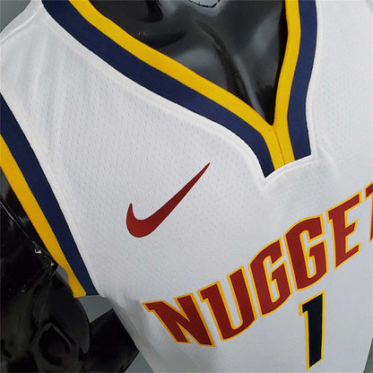 Nuggets Porter jr.#1 Limited White