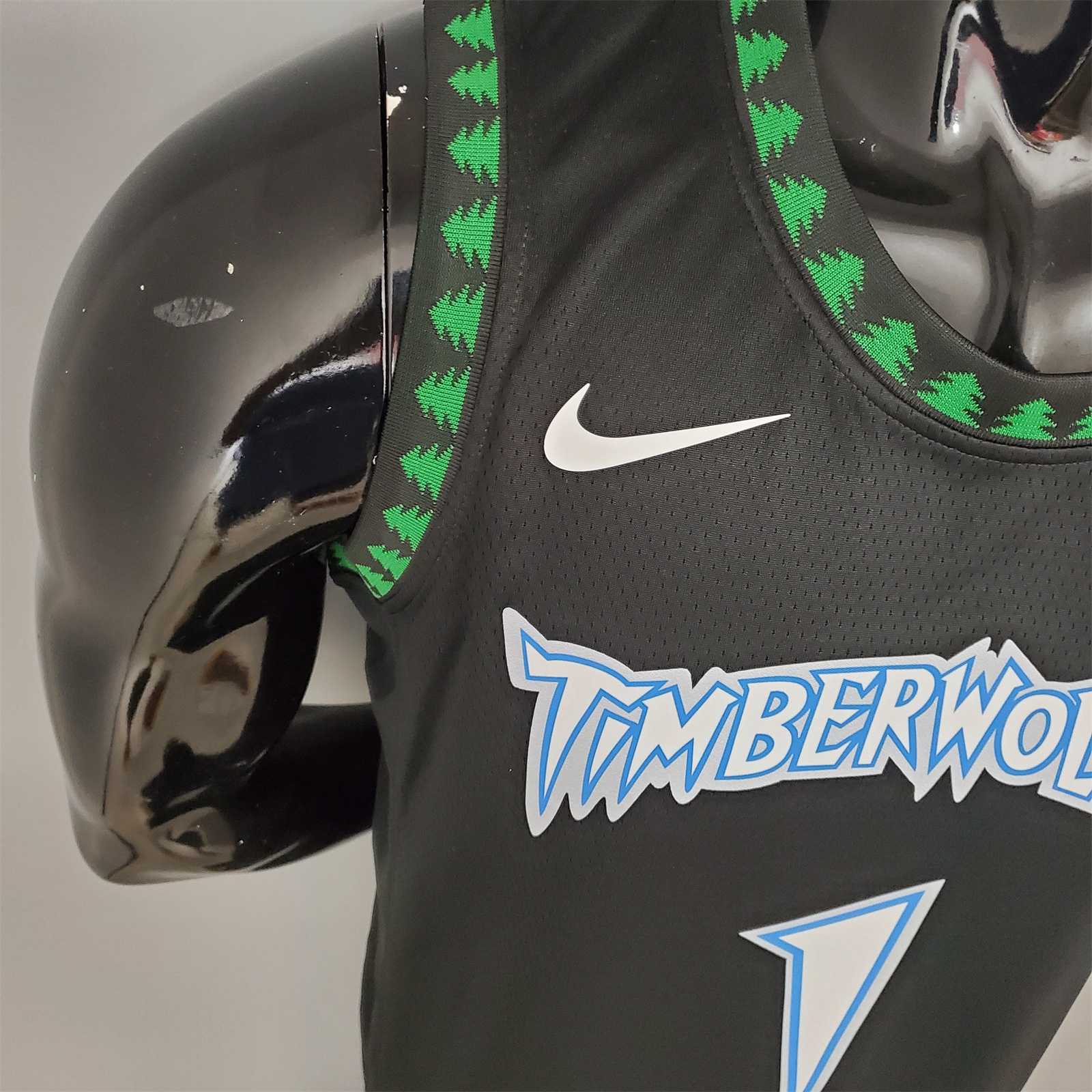EDWARDS#1 2018 Retro Timberwolves Black tm