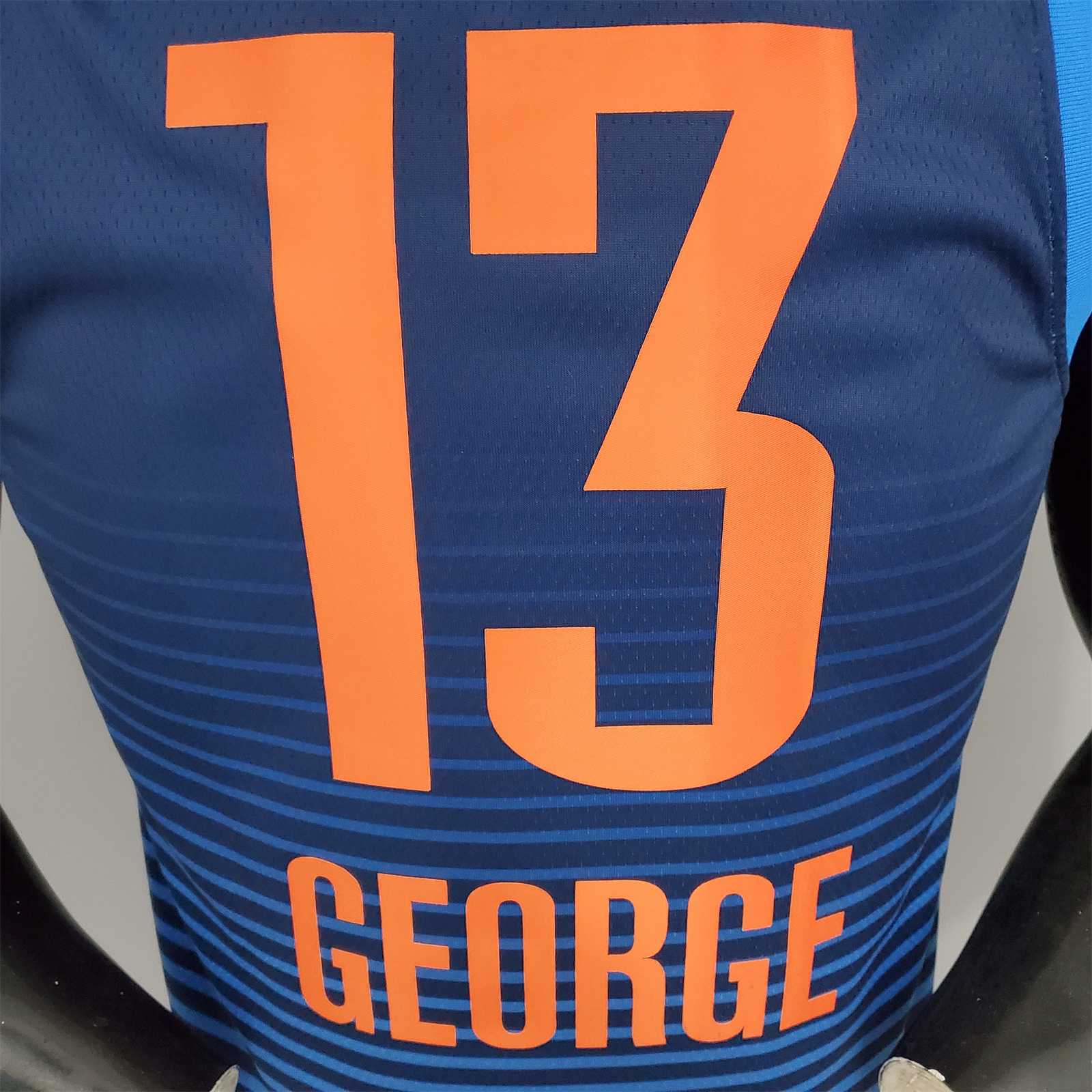 GEORGE#13 Thunder Blue Stripes
