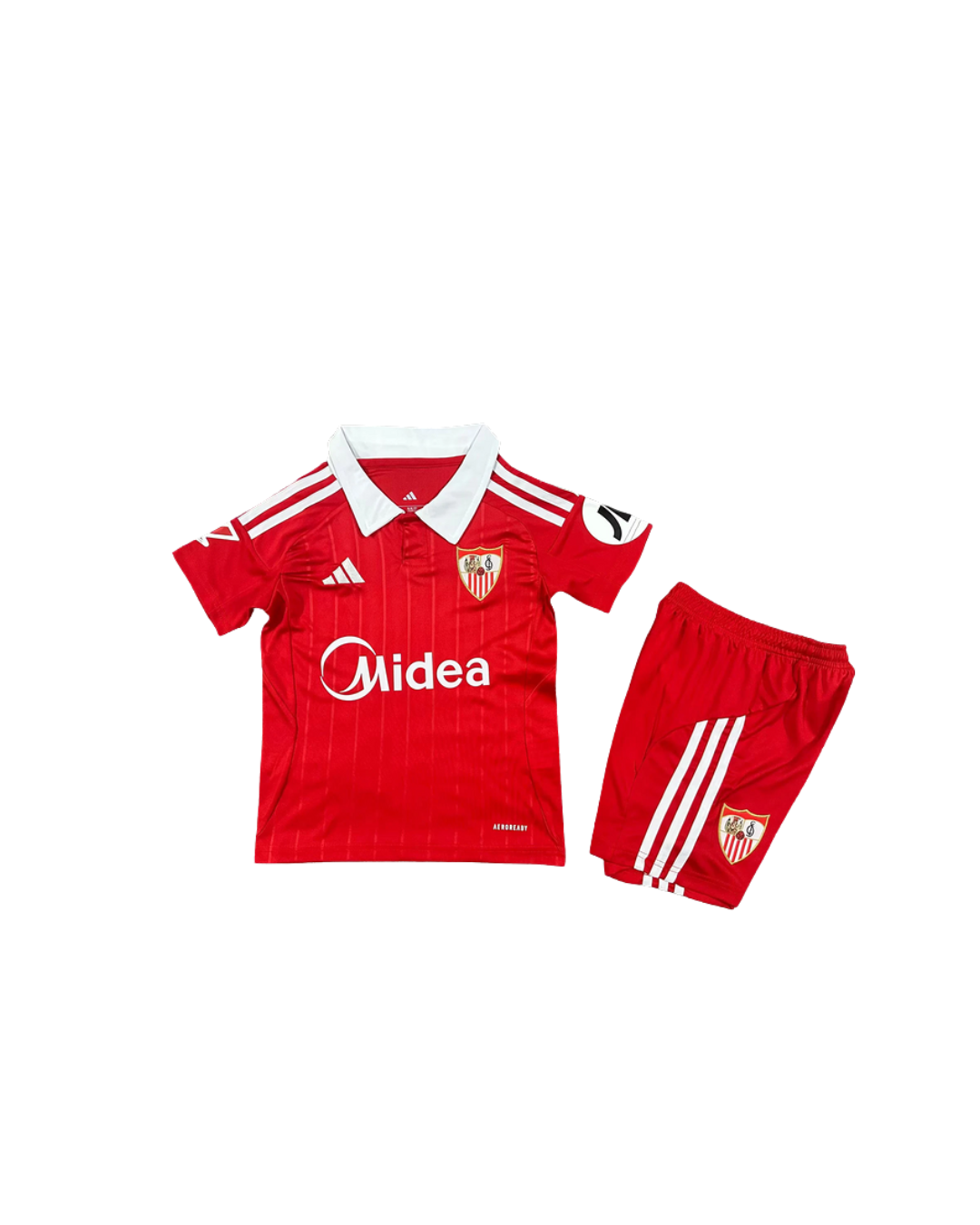 Sevilla home shirt 25-26 kids set