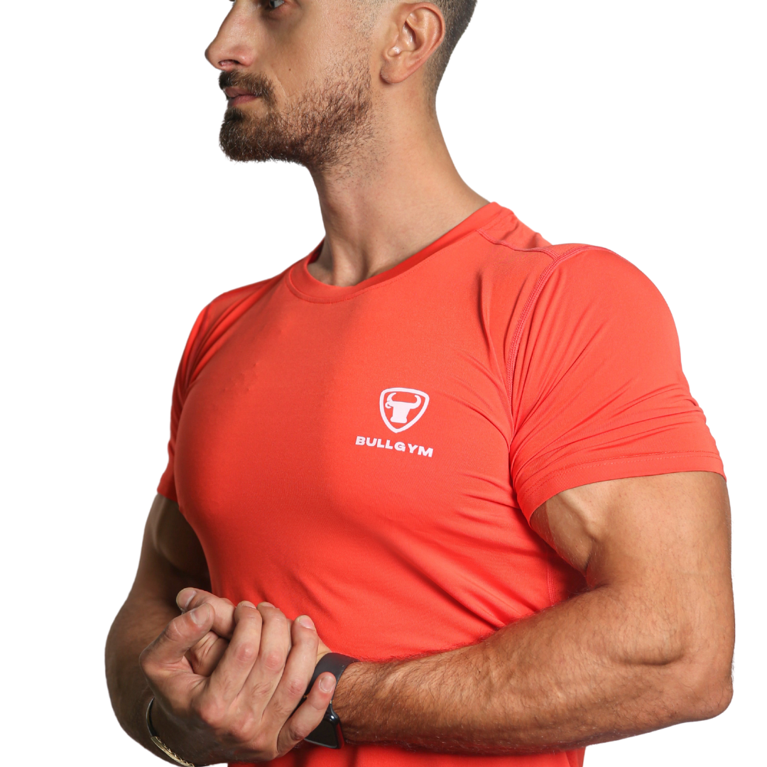 ACTION T-SHIRT- BRIGHT RED