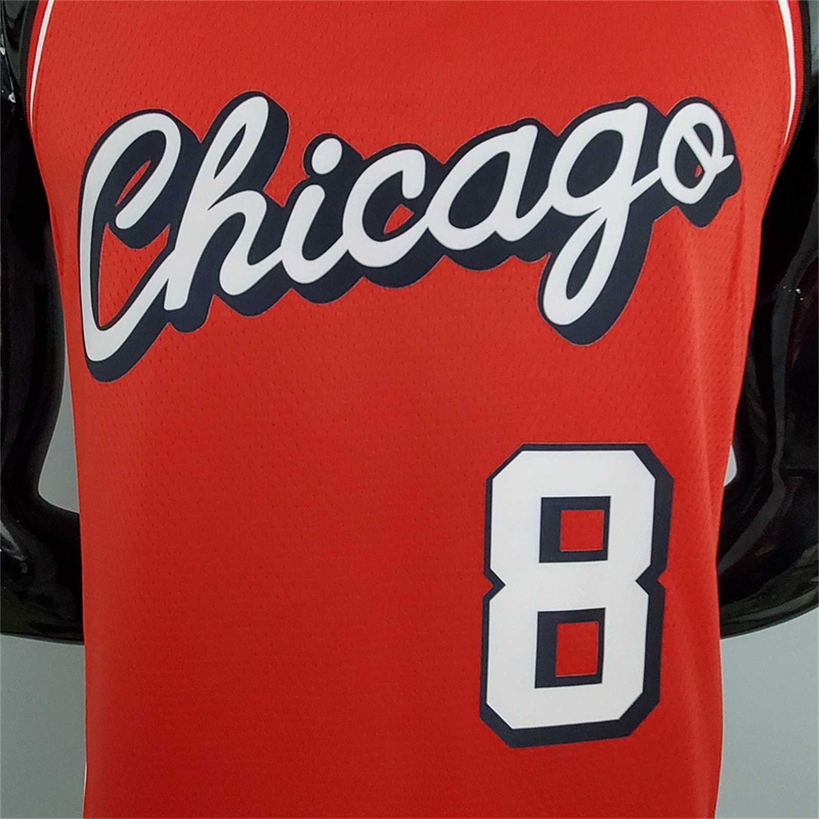 2022 Bulls LaVine #8 City Edition Red