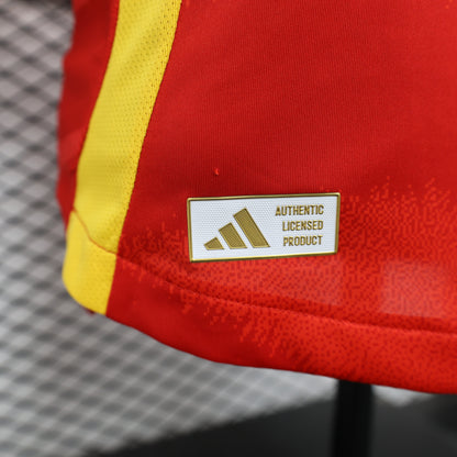 2024 Spain home player version jersey tm