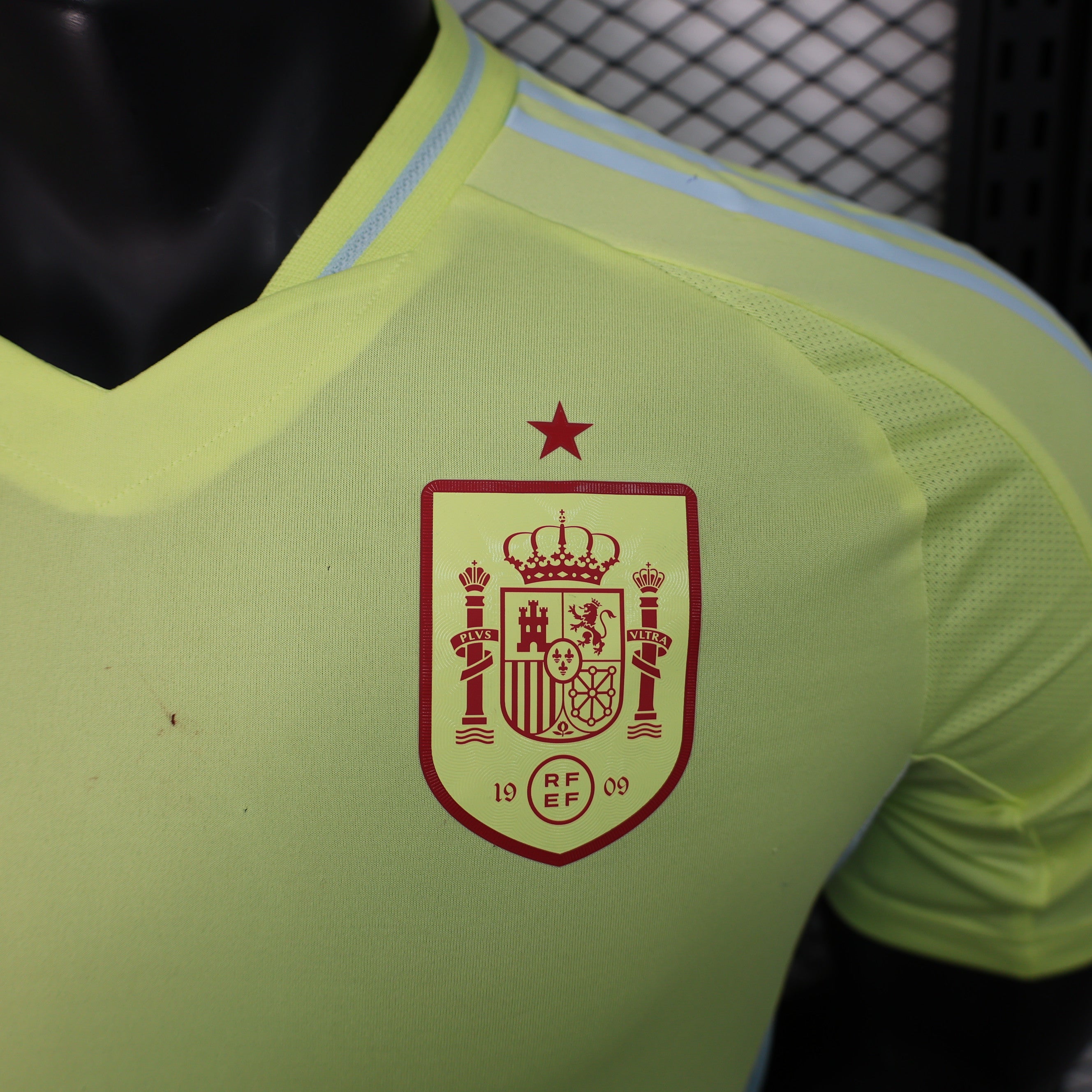 2024 Spain away yellow player version jersey tm