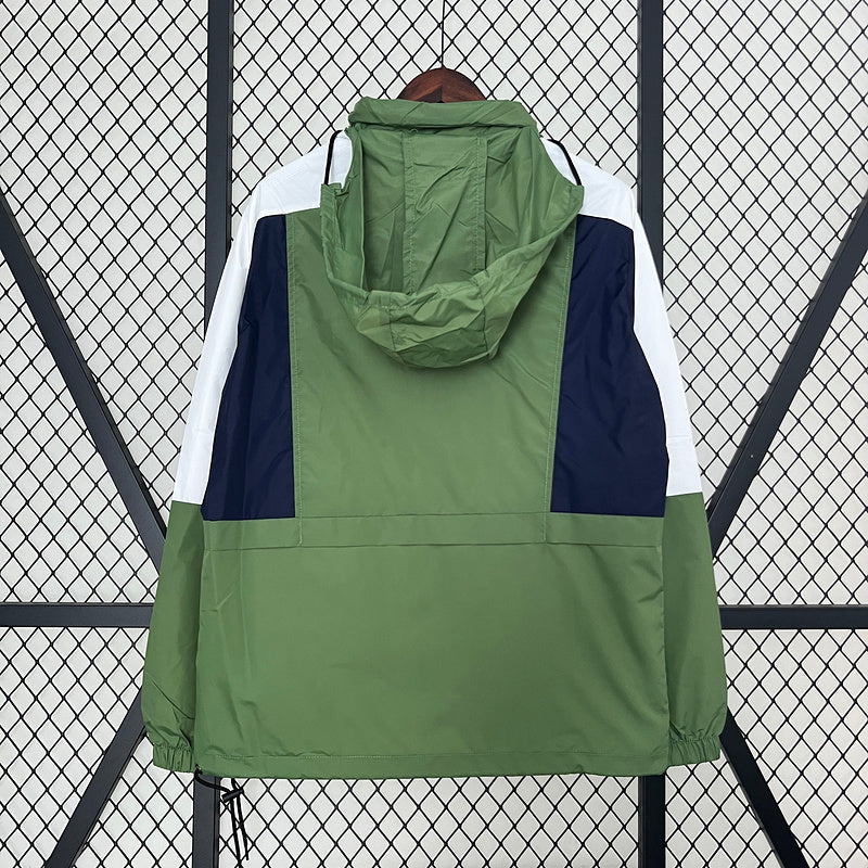 Nike Green, White & Navy Windbreaker