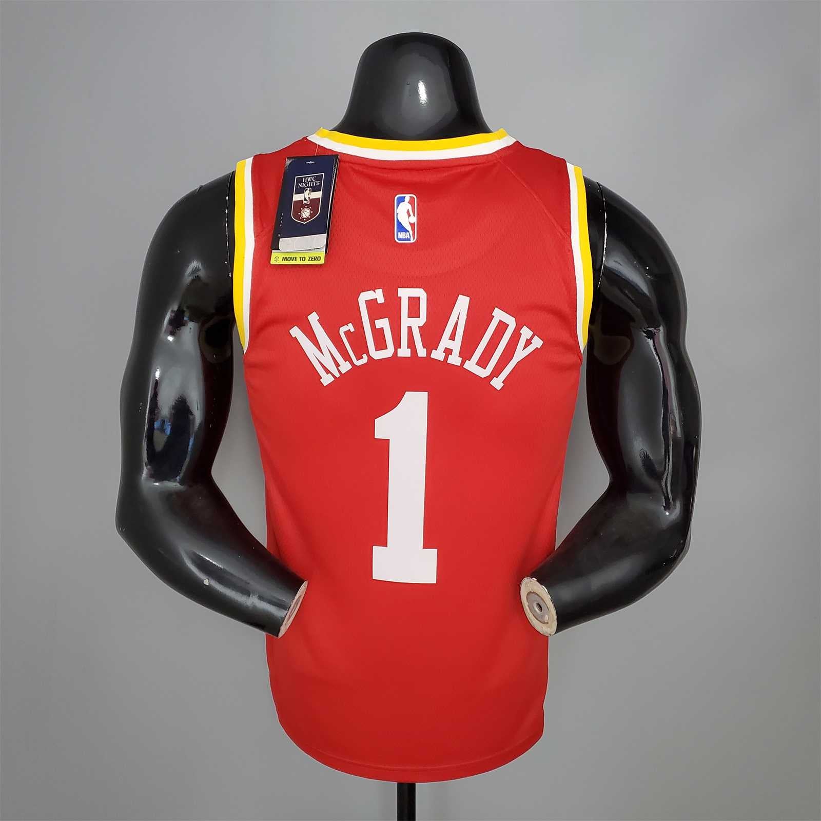 McGRADY#1 Rockets Retro Red tm