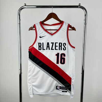 Portland Trail Blazers White No. 16 YANG