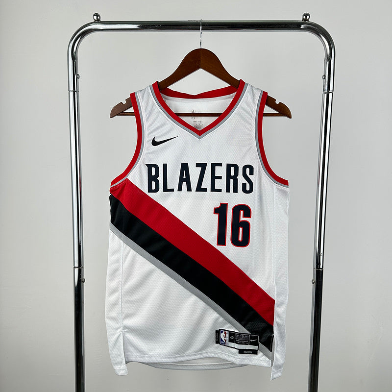 Portland Trail Blazers White No. 16 YANG