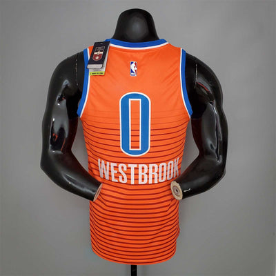 WESTBROOK#0 Thunder Jordan Orange