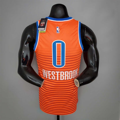 WESTBROOK#0 Thunder Jordan Orange