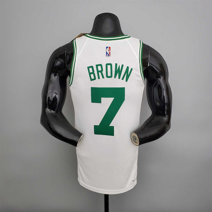 75th Anniversary Brown #7 Celtics White