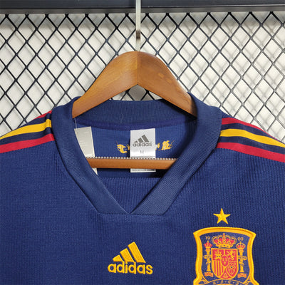 2010 Spain away blue shirt