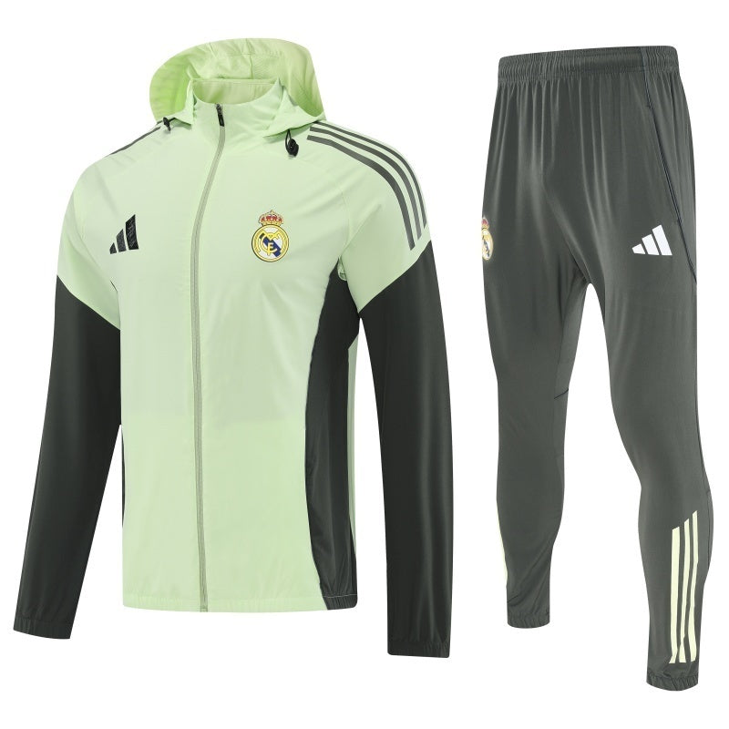 Real Madrid 2025/26 White Windbreaker suit
