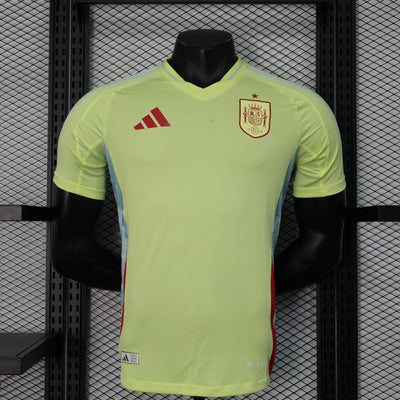 2024 Spain away yellow player version jersey tm