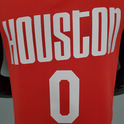 WESTBROOK#0 Rockets Retro Red tm