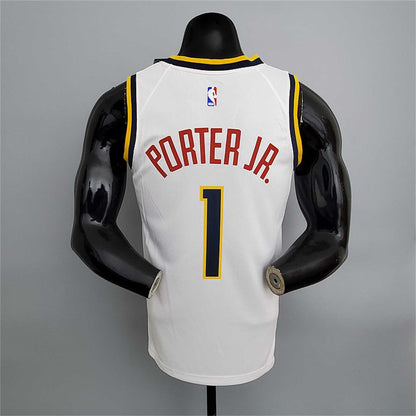 Nuggets Porter jr.#1 Limited White