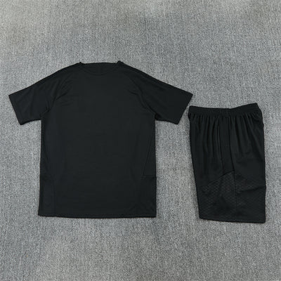 26-27 Season Real Madrid Full-Black Color Football Training Suit