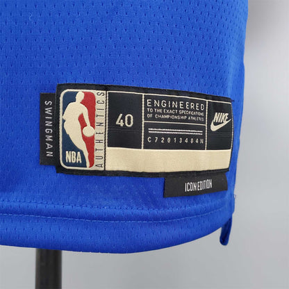 75th Anniversary Curry #30 Warriors Retro Blue tm