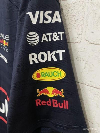 2026 F1 Oracle Red Bull Racing Navy with Red Stripes T-Shirt
