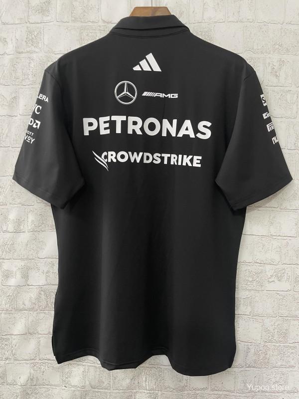 2026 F1 Mercedes-AMG Petronas F1 Team Black Polo Shirt