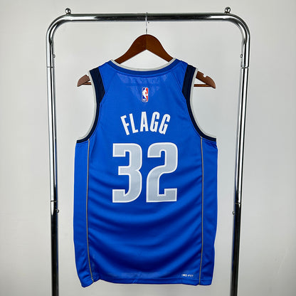 Dallas Mavericks 2023 Blue FLAGG #32