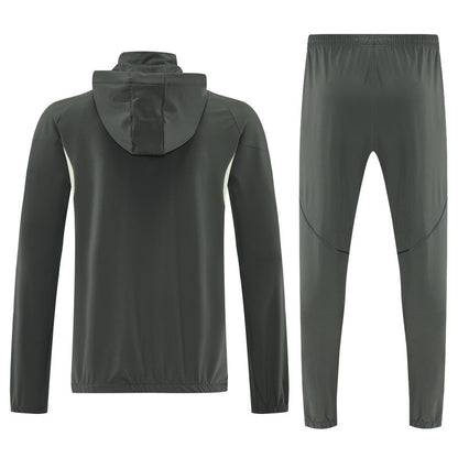 Real Madrid 2025/26 Dark Green Windbreaker suit