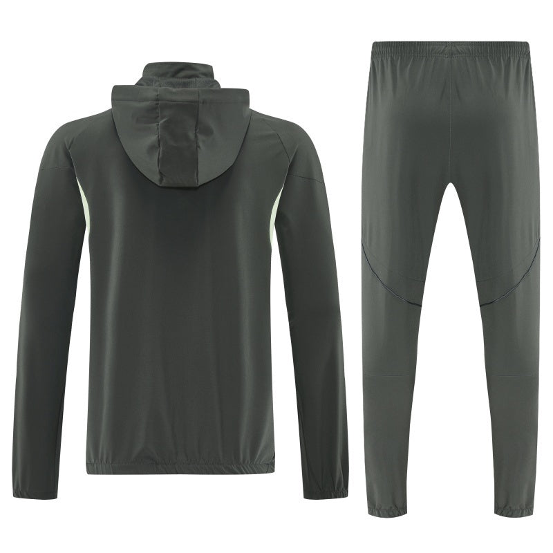 Real Madrid 2025/26 Dark Green Windbreaker suit