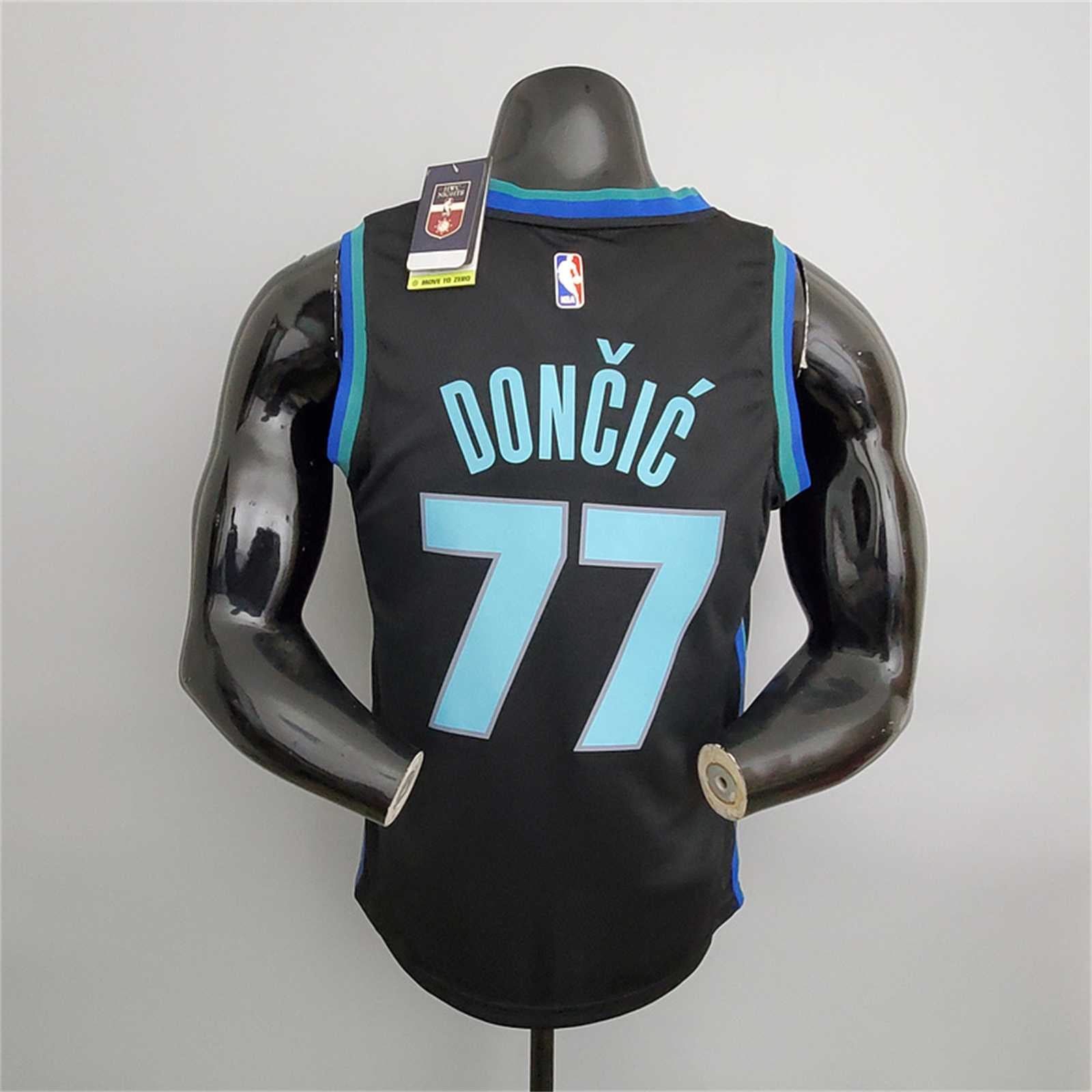 Lone Ranger DONCIC#77 Big Bull Head Black