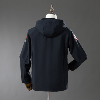 Brazil Black Hooded Jacket