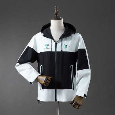 Real Betis Black & White Windbreaker