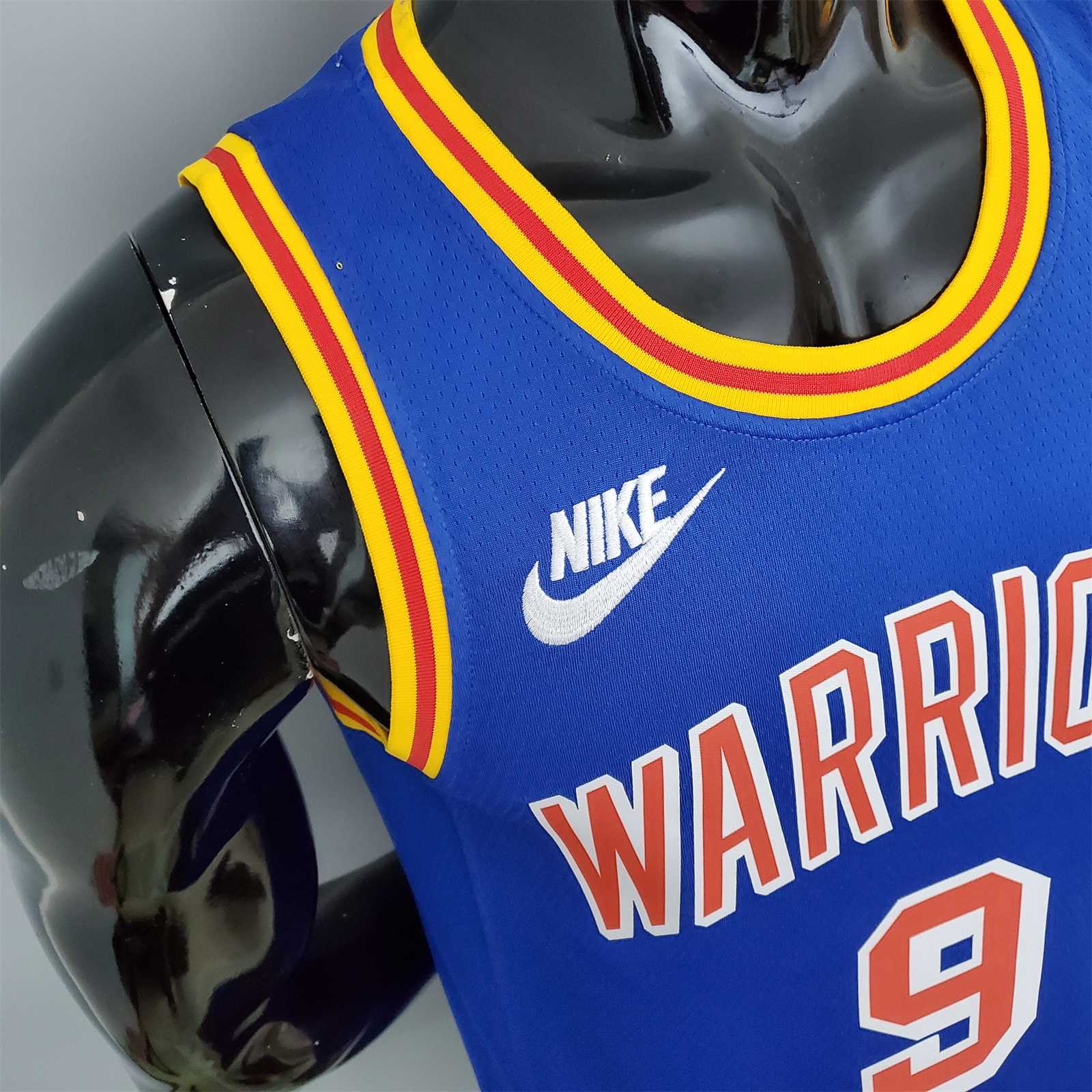 75th Anniversary Iguodala #9 Warriors Retro Edition Blue tm