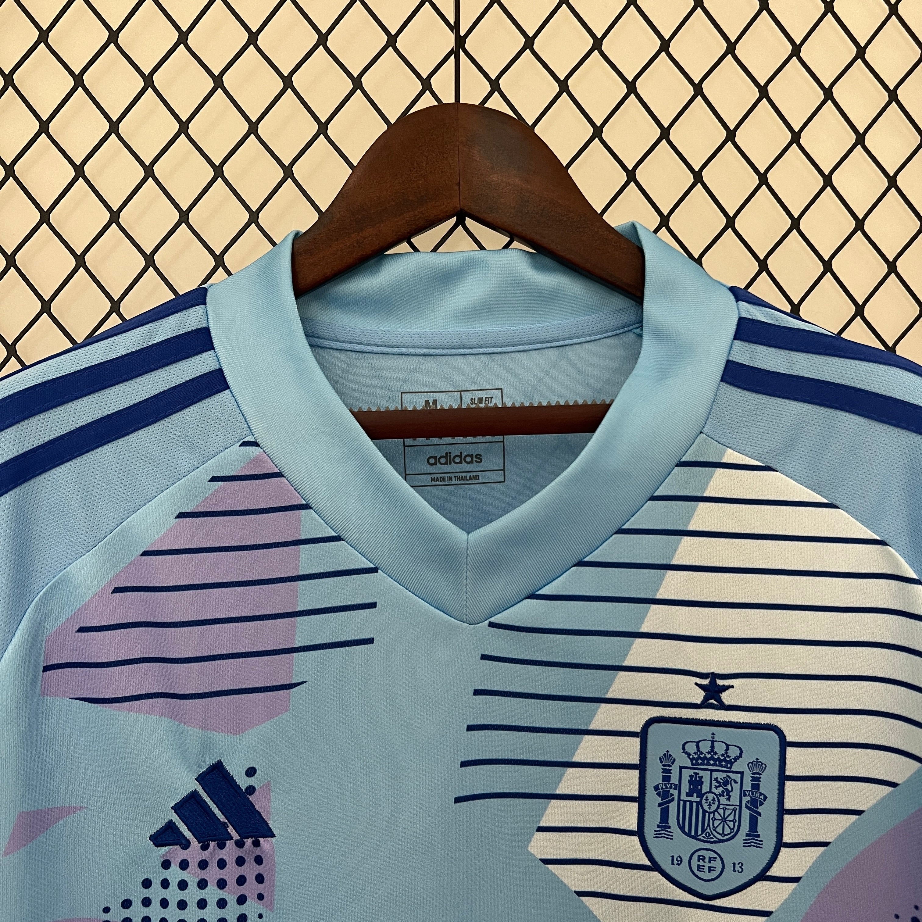 2024 Spain blue goalkeeper jersey