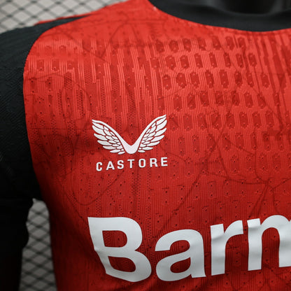 24-25 Leverkusen home player version jersey tm