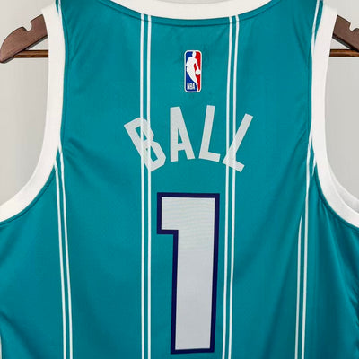 2026 Charlotte Hornets Blue NBA Jersey No. 1 BALL