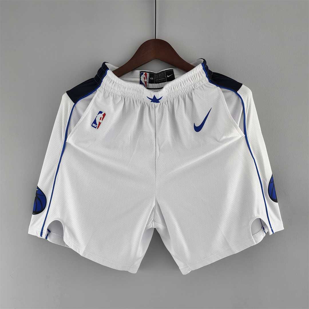 Dallas Mavericks NBA Shorts White