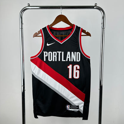 Portland Trail Blazers Black No. 16 YANG