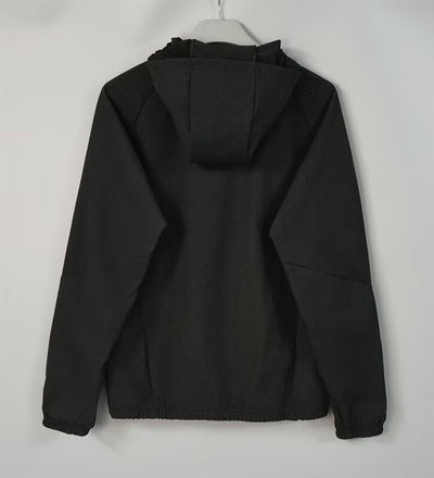 Manchester United Black Windbreaker