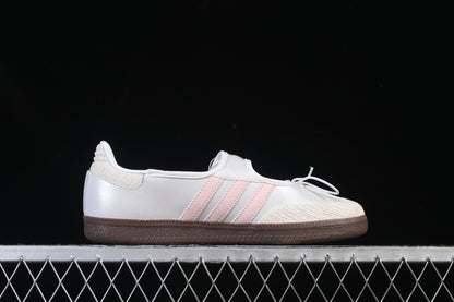 SAMBA JANE LAZY PERSON'S LIFE SHOES WHITE/COFFEE/PINK