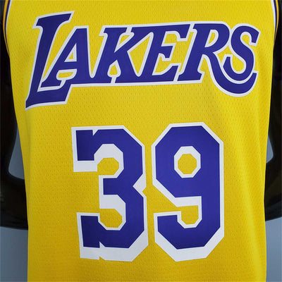 Lakers Howard#39 Crew Neck Yellow