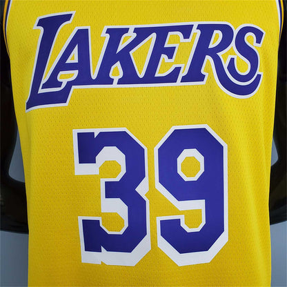 Lakers Howard#39 Crew Neck Yellow