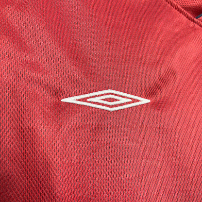 2002 England Away Retro Jersey (Double-sided) tm
