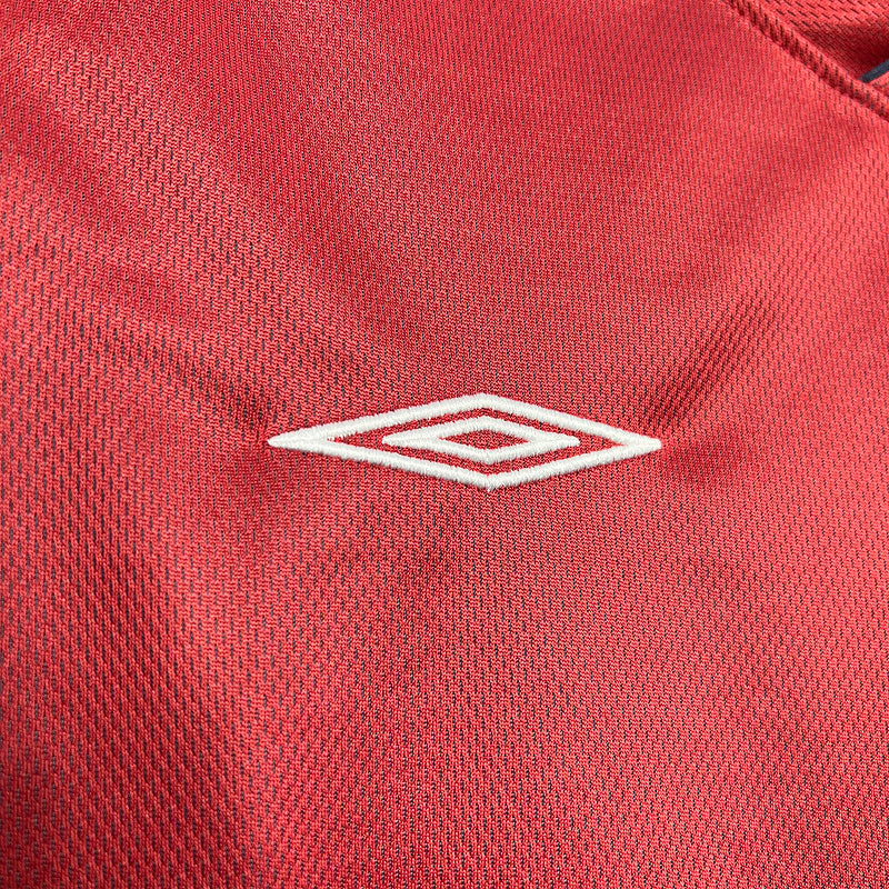 2002 England Away Retro Jersey (Double-sided) tm