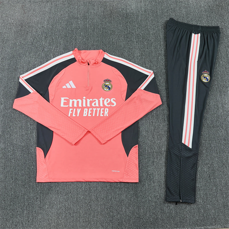 26-27 Season Real Madrid Orange Color Football Sweater Set
