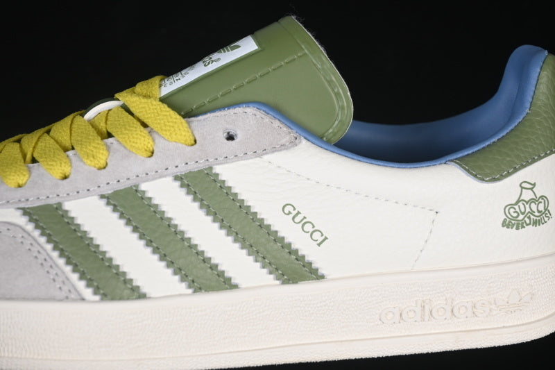 GAZELLE INDOOR LOW-TOP SNEAKERS GREY/WHITE/GREEN