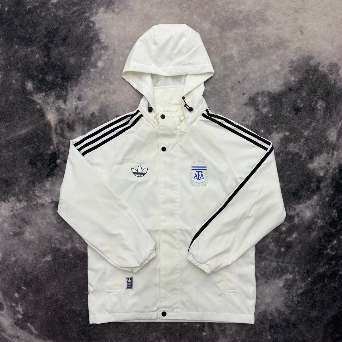 Brazil White Windbreaker