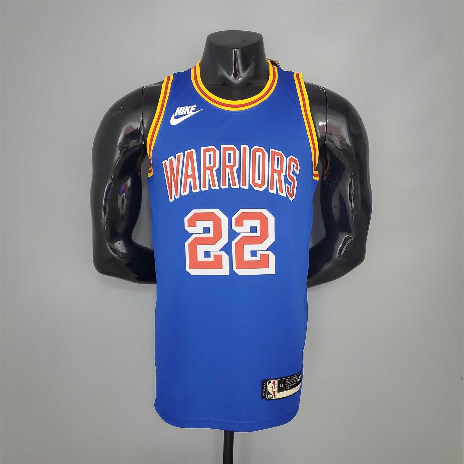 WIGGINS#22 75th Anniversary Warriors Blue