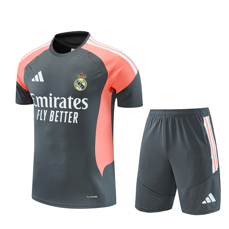 26-27 Season Real Madrid Grey Color Football Training Suit