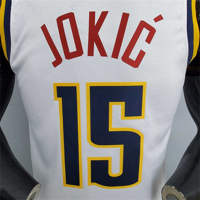 Nuggets Jokic #15 Limited White