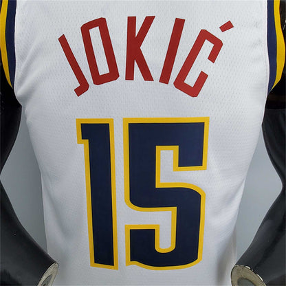 Nuggets Jokic #15 Limited White